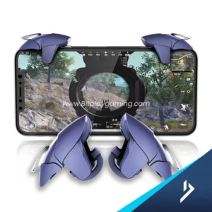 Gatillos Blue Shark, con botones tipo clic para una respuesta fluida.