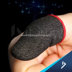 Dedal de Fibra de Plata con tecnología anti deslizante, anti sudor para pulgares.