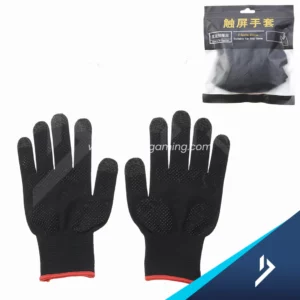 Guantes de fibra, 5 dedos, Tactiles antideslizante, anti sudor.
